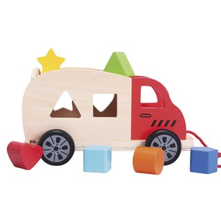 Shape sorting truck